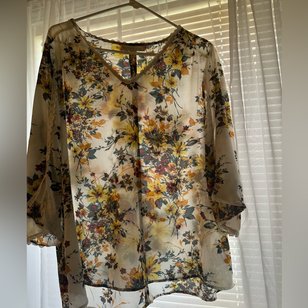 emaline dressy long sleeve top